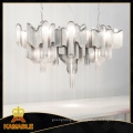 Moderno elegante prata corrente candelabro para a casa de campo (ka11077)